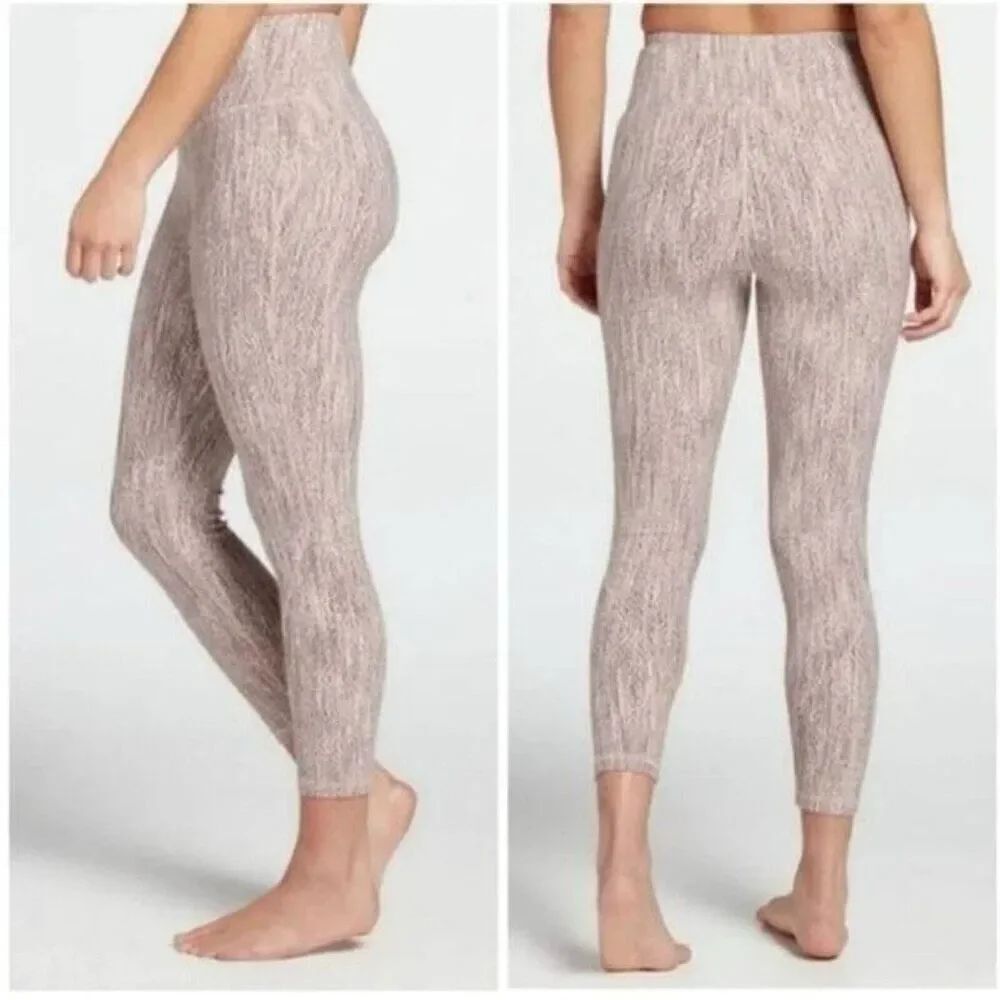 Calia by Carrie Underwood size S Essential Jacquard 7/8 legging in sweet Peony.